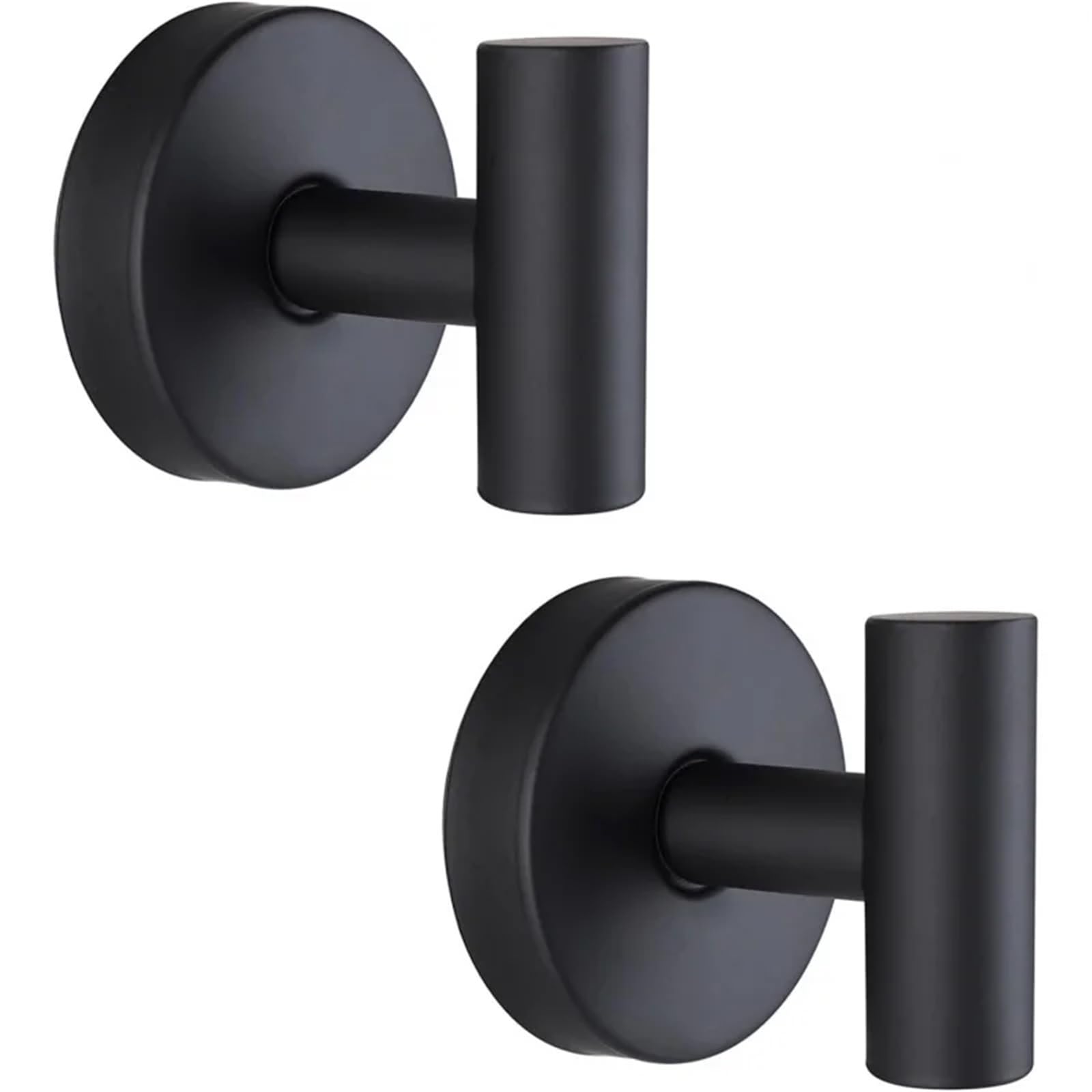 JANXELNOVA Suction Cup Hooks Bathroom Shower, Stainless Steel Removable and Reusable Hanging Towels, Coats, Bathrobes