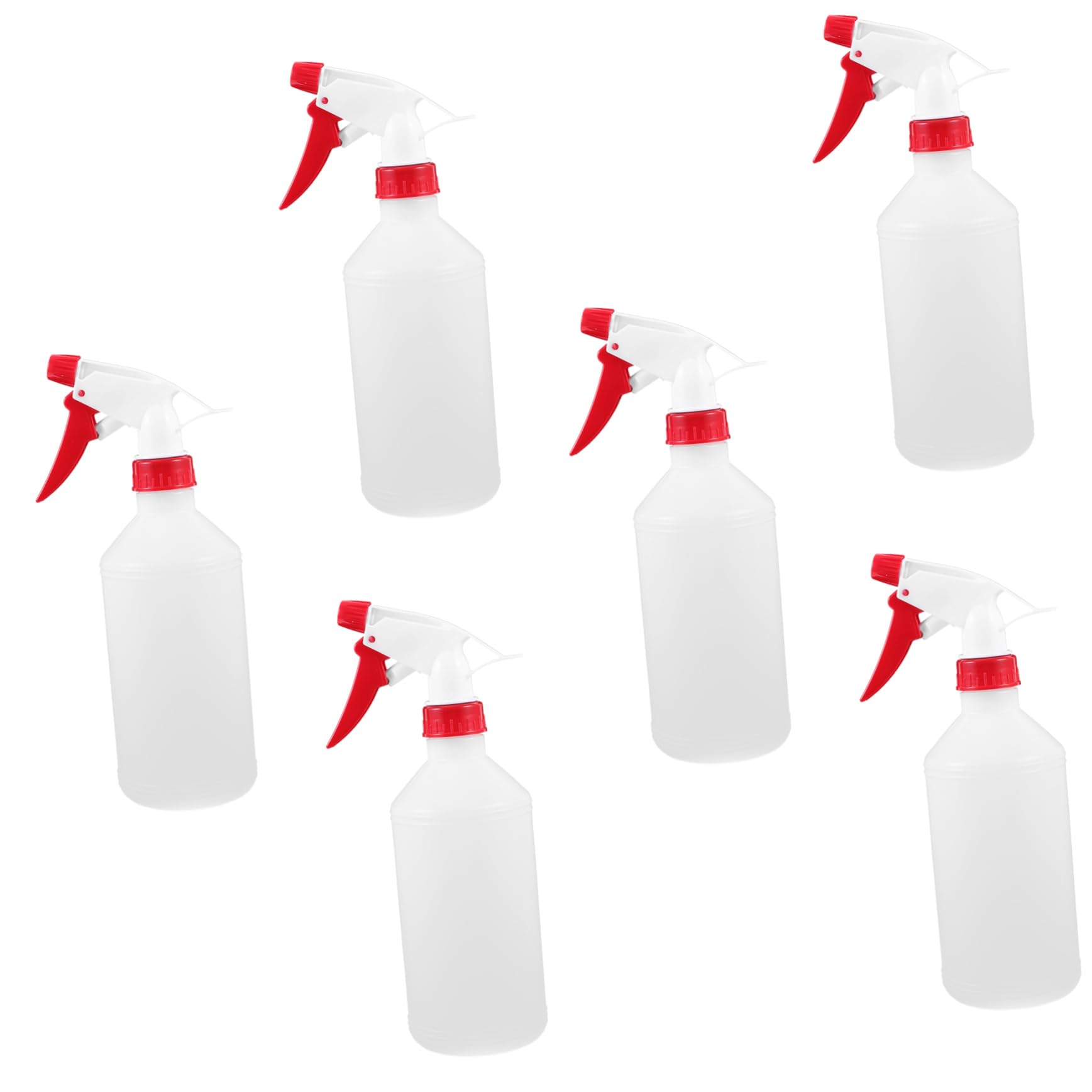 ifundom Pack de 6 Botellas de Spray de Plástico de 500ml, Pulverizador Portátil Prueba de Fugas Adecuado para Plantas y Uso en Viajes Color Aleatorio
