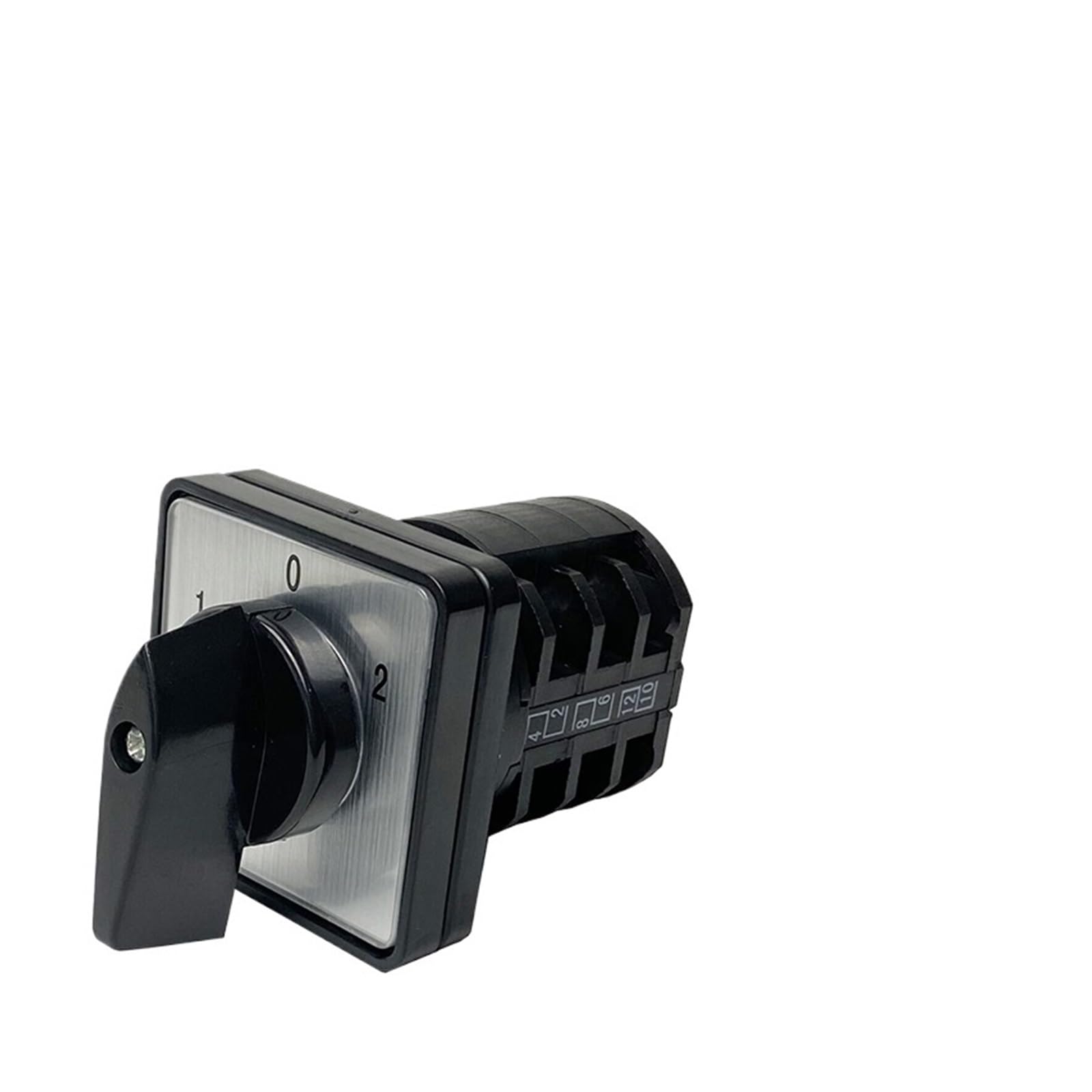 ZDVHOMCB LW8-10/3 Manual Changeover Rotary Cam Switch Three Poles 10A 12 Terminals Sliver Contacts 10amp Interruptor(102)
