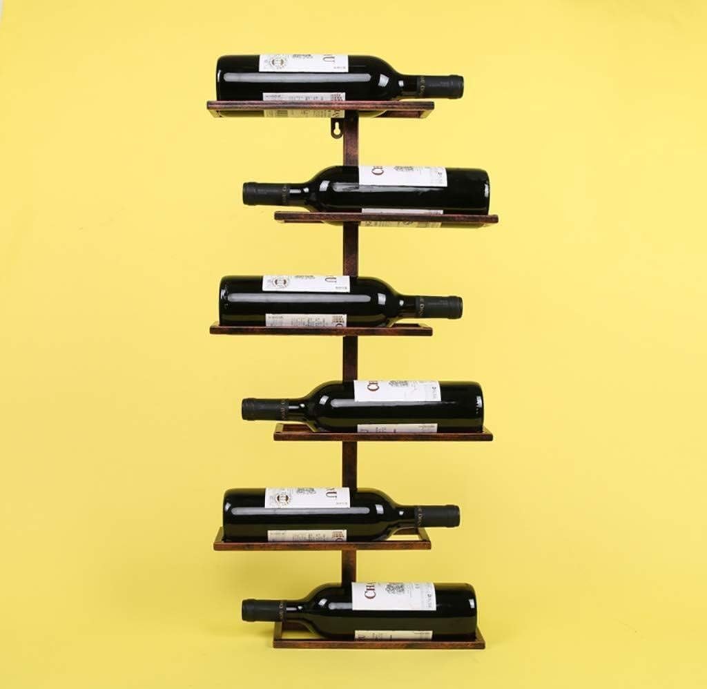 Wine Racks Wine Rack Vintage Wall-Mounted Wine Rack for Restaurants Bars Daily Household Items B 35 * 45Cm