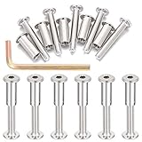 PGMJ 40 Sets M6 Binding Post Screws Rivet Socket Cap Connecting M6 Bolts Cap Nuts Assortment Kit for