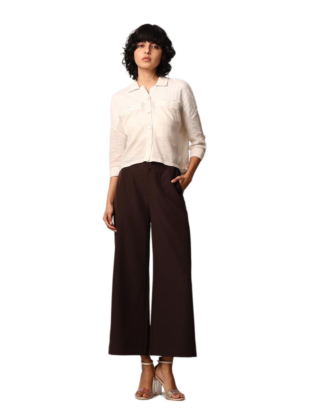 only Women's Cotton Solid Regular Fit Shirt-picture-34
