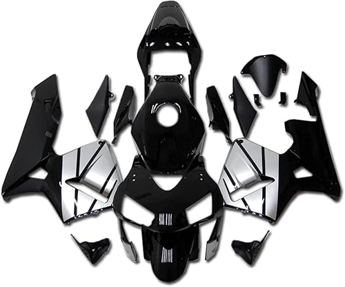NT FAIRING Negro Plata Carenado Fit para HONDA 2003 2004 CBR600RR CBR 600RR Nueva Inyección ABS Plásticos Carrocería Kit Cuerpo Trabajo 03 04