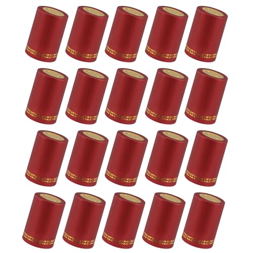 TOPPERFUN 200 Capsule Termoretraibili per Bottiglie di Vino in PVC Tappi per Cantina Flessibili e Resistenti Accessori per Sigillare e Conservare Vino Kit per Uso Professionale e