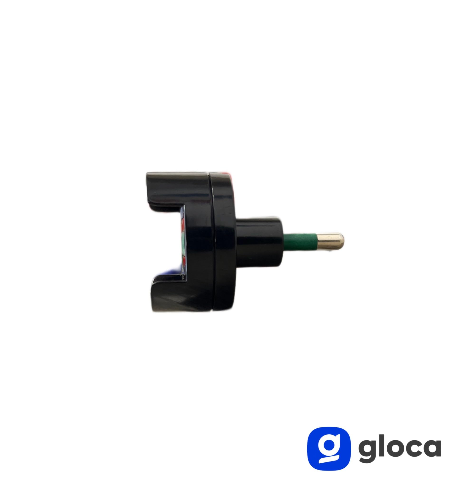 gloca Set 3 Adattatori Presa Schuko 10/16A Con Spina 16A Colore Nero Standard