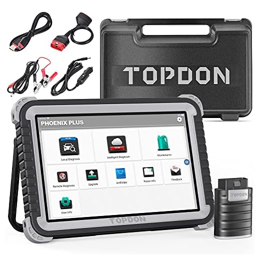 TOPDON Herramienta de Diagnóstico de Automóvil Phoenix Plus OBD2, con Codificación Avanzada de ECU, Control Bidireccional, 35 Función de Reinicio, Todos los Diagnósticos del Sistema