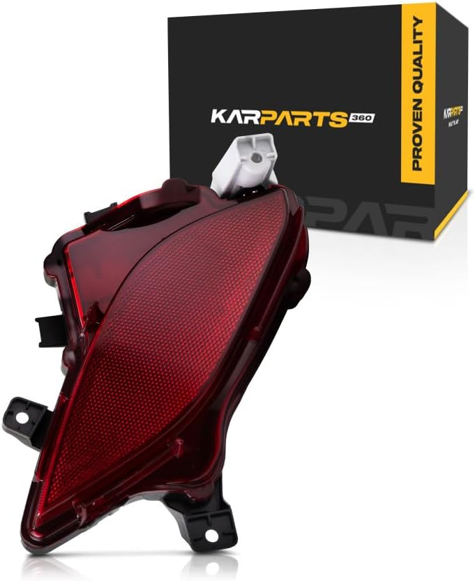 For Toyota Highlander 2020 2021 2022 2023 Bumper Reflector Driver Side | Rear | Replacement For TO1184117 | 81490-0E060