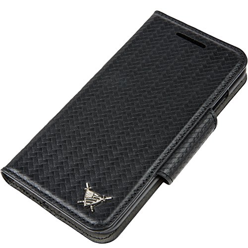 Armour Shell iPhone 6 Plus / 6s Plus Leather Wallet Case with RFID Blocking Technology, EMF Protection for Men and Women. Credit Card, ID Holder, Cell Phone Protector, Protective Cases Built to Last!