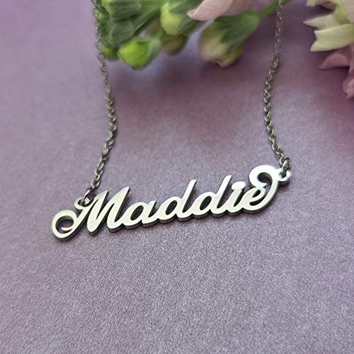 Carrie Style Name Necklace Personalized Customized Initial Pendant Choker Jewelry for Women Girls3