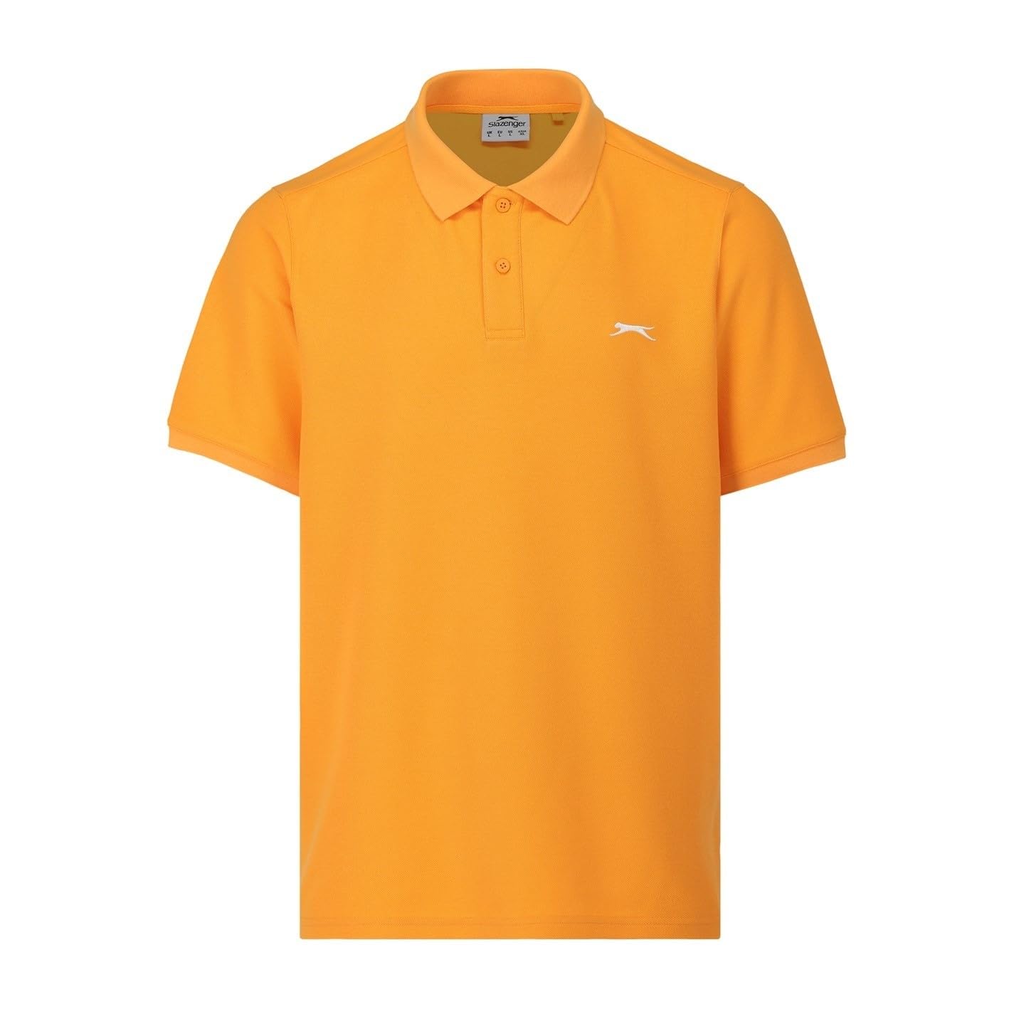 Slazenger Men's Marigold Plain Polo Shirt Xl