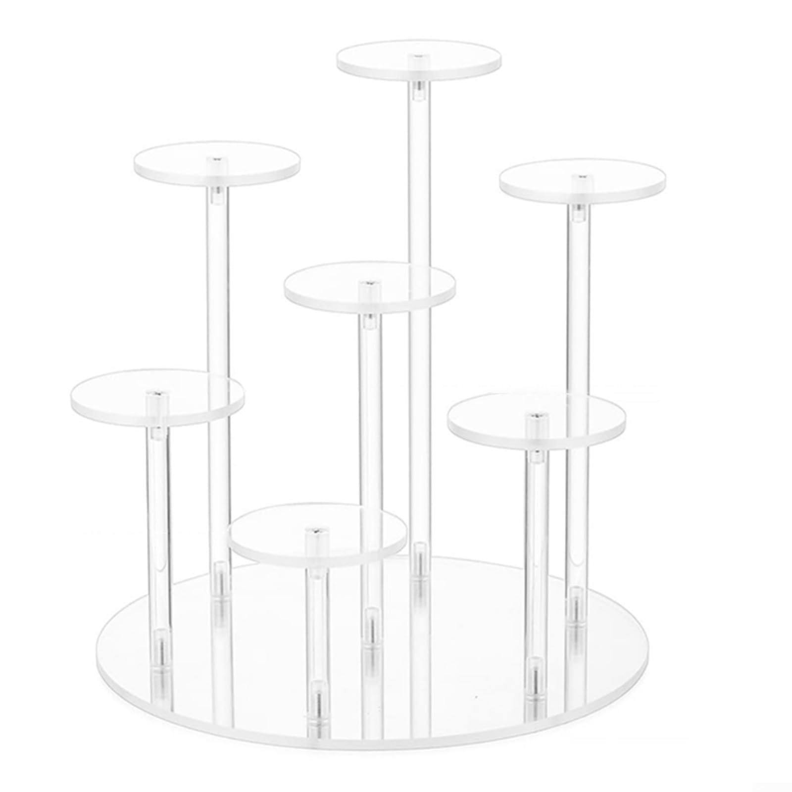 Présentoir cupcakes acrylique de 85 cm pour organiser buffets et bijoux