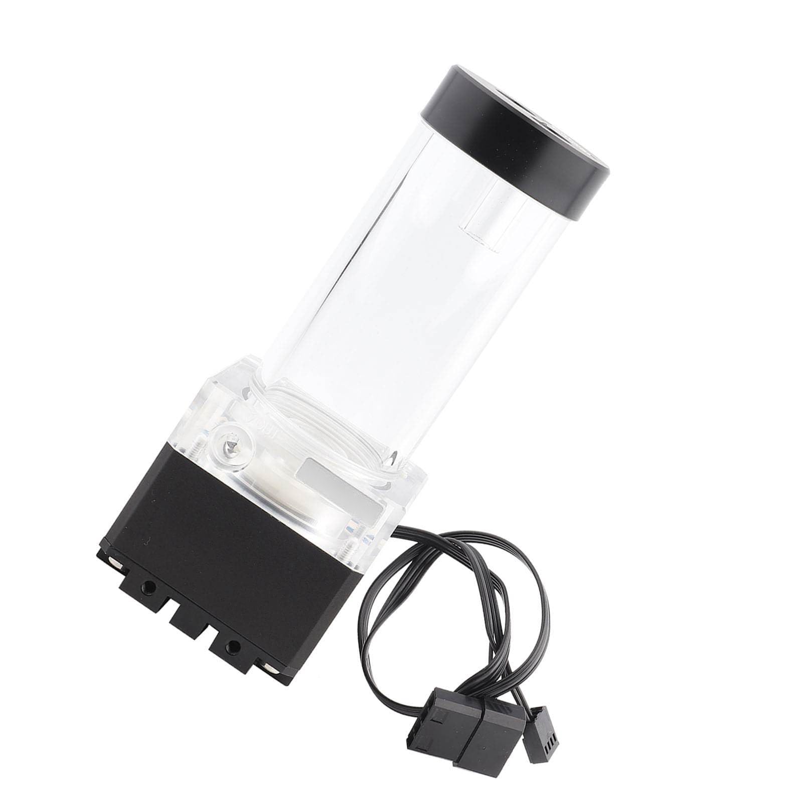 Cosiki Pompa PC o Wydajności 650 L/h i Szybkim Rozpraszaniu Ciepła Głowica Pompy o średnicy 3,5 Metra do Chłodzenia wodą Komputera (17cm)
