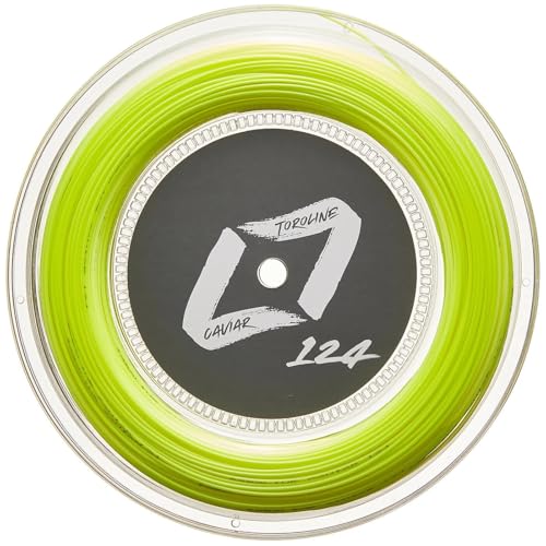 Toroline Caviar 16L Gauge 1.24mm Tennis String Mini Reel Neon Yellow