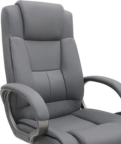 Miniatura 8 de Naomi Home Silla de conferencias de oficina ejecutiva con respaldo alto, sillas de mesa de conferencias con reposabrazos, soporte lumbar, altura