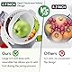 GVODE Entsafter Aufsatz für KitchenAid, Entsafter Gemüse und Obst Testsieger für Kitchen Aid Entsafter Slow Juicer Zubehör, Inklusive 2 * 1L Messbecher für KitchenAid Entsafter