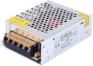DC5V Power Supply CHINLY AC 110/220V to DC5V 10A 50W LED Driver Switch Power Supply Transformer for WS2811 2801 WS2812B WS2813 APA102 LED Strip Pixel Light