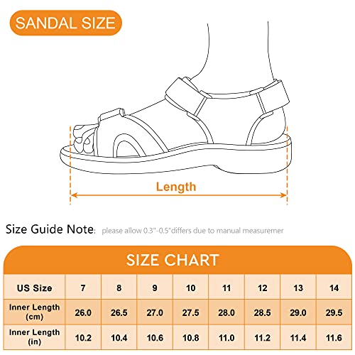 Arcbrothers Men's Sandals Hiking Athletic Sandals Non-Slip Water Sandals Comfortable Sport Sandals Open Toe Casual Beach Sandals #TOP6