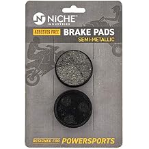 NICHE Brake Pad Set for Yamaha VK540 Phazer Venture Ovation 89J-25811-00-00 Rear Semi-Metallic