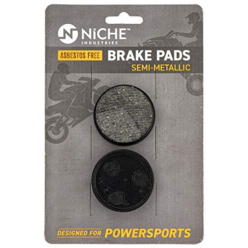 Niche Brake Pad Set For Yamaha Exciter Vmax Ovation Venture Xl 89J-25811-00-00 Rear Semi-Metallic #TOP15