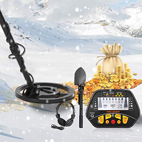 VISLONE Metaaldetector Underground Gold Finder schatzoeker met lcd-display, waterdichte zoekspoel en schep, zeer… - Image 8