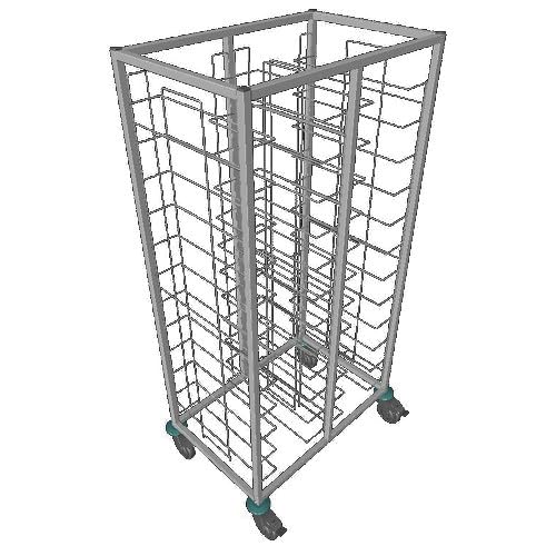 Chariot DE DEBARRASSAGE INOX-L2G