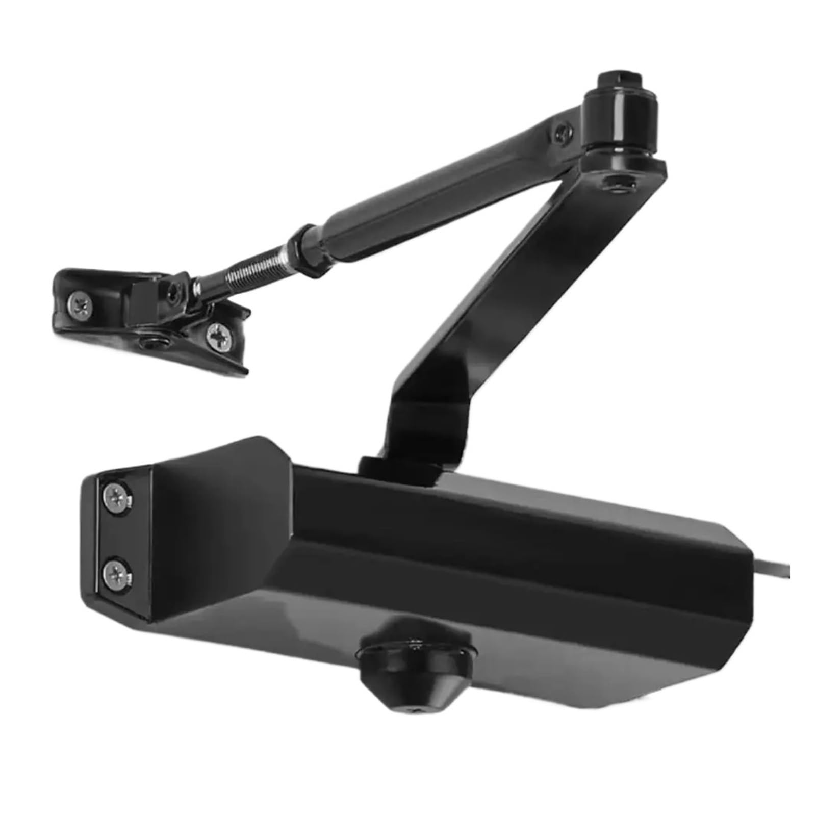 Cierrapuertas Cierrapuertas automático Para Hogar | Tope de cierre protector con soporte de velocidad ajustable(M-Positioning style)