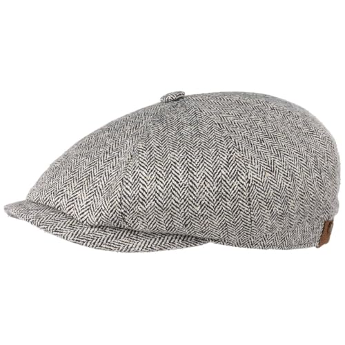 Stetson Hatteras Casquette Gavroche Chevrons Multicolore Protection UV 60 Fabrique en UE Unisexe Toutes Saisons