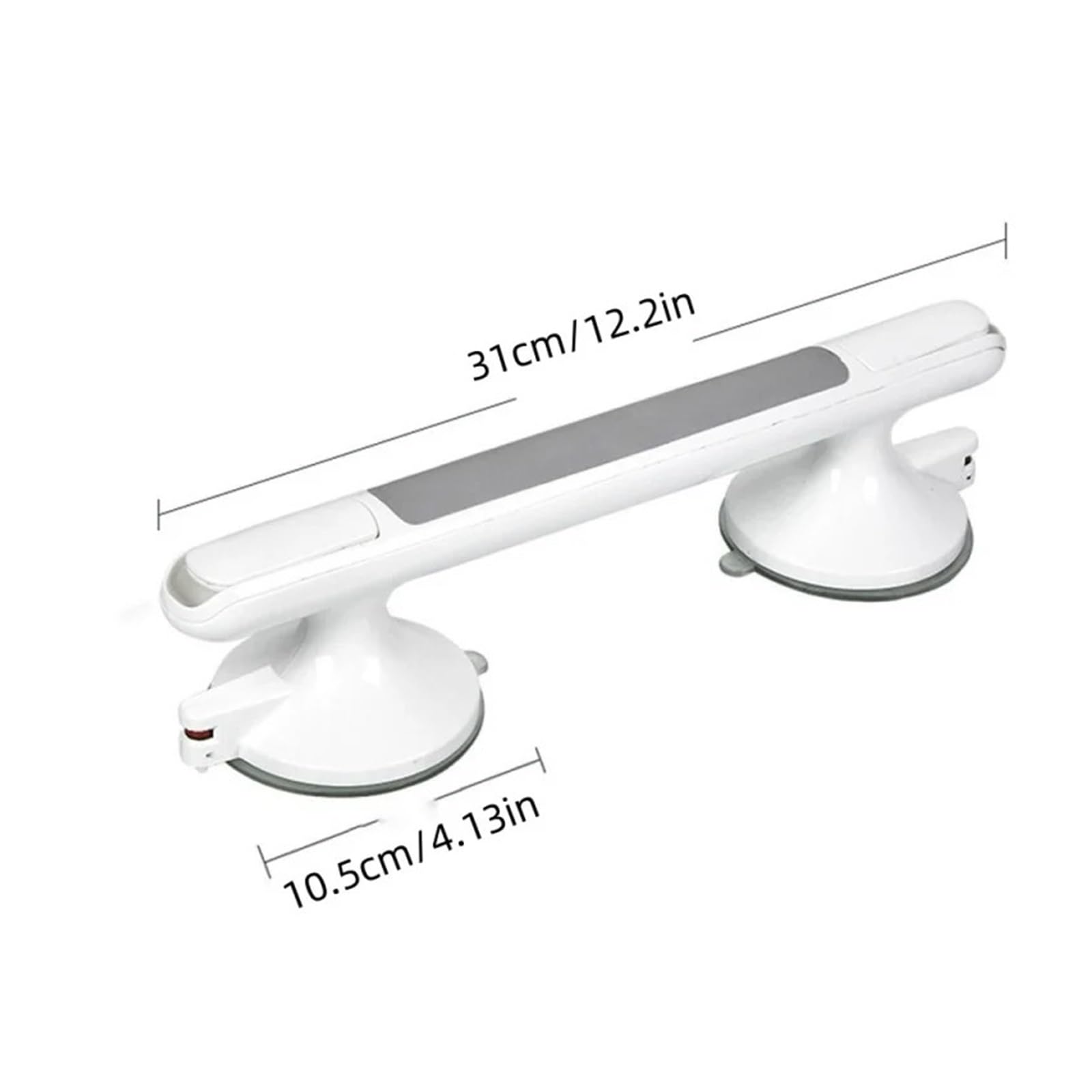 1 Unidad de pasamanos de Seguridad para Inodoro, Barra de Agarre para Ducha con Ventosa Fuerte para bañeras y duchas. Adecuado para baños y escalones.
