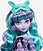 Monster High Creepover Party Doll, Twyla with Pet Bunny Dustin, Sleepover Clothes & Accessories like Hoodie, Book & Backpack
