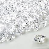 Aspecto realista: estos cristales acrílicos de tamaño medio pueden ser accesorios de fotografía, accesorios de joyería, accesorios de fotografía de bebidas. Aunque la apariencia es muy cercana al hielo real, no tiene el efecto de congelación, ni flota en líquido.