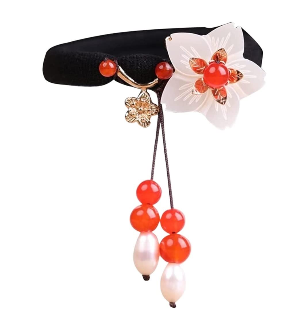 RUVOO Haargummi Scrunchies Haarschmuck Blume Haarring Platte Haarball Kopfband Haar Langlebiger Haarschmuck Haargummis Haarschmuck