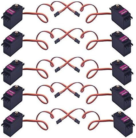 Longruner 10 x MG996R Metal Gear Torque Digital Servo Motor For RC Model Car Boat Helicopter LKY62