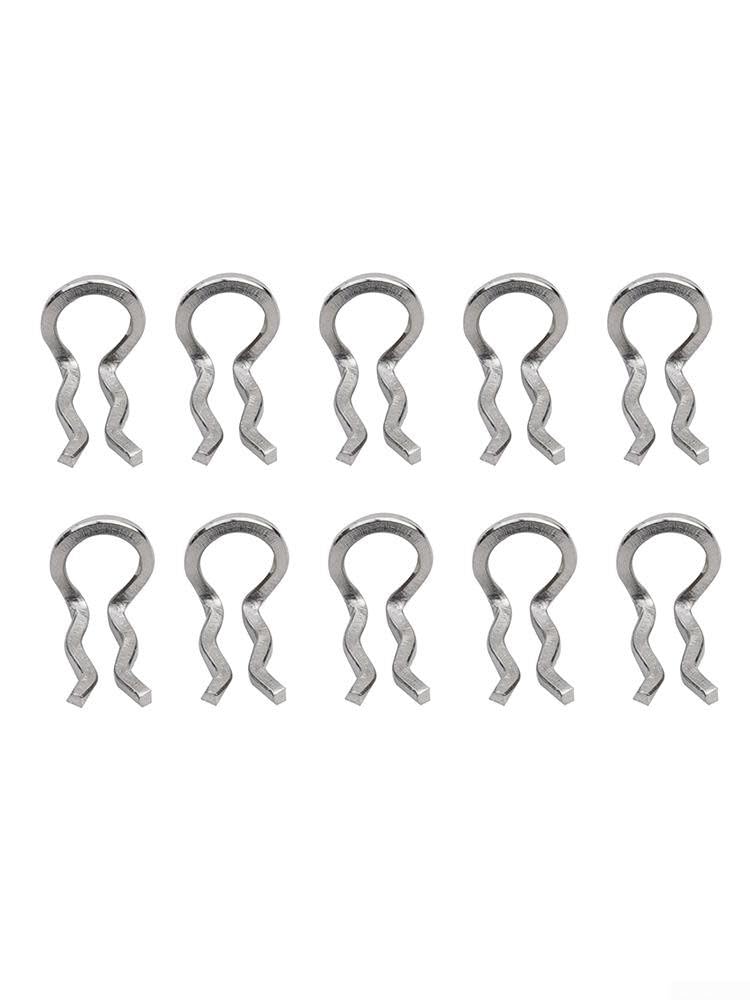 Fahrradzubehör Federclip-Set, kompatibel mit Shimano's, SLX und Modellen (Titan), 10-teilig