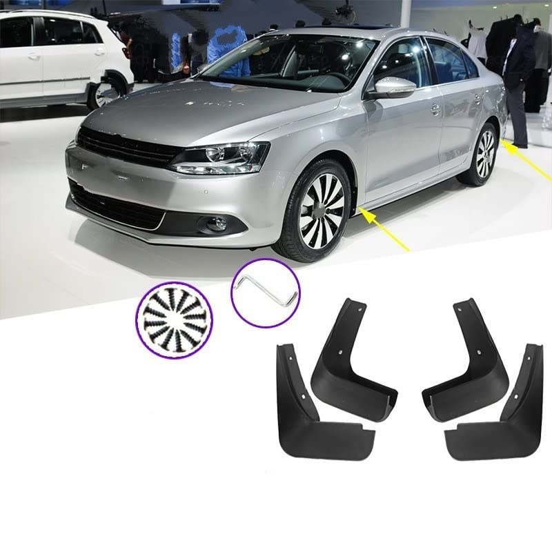 Garde-Boue Voiture pour Jetta 2011-2014 MK6 Bavettes Auto Anti-Éclats - 3
