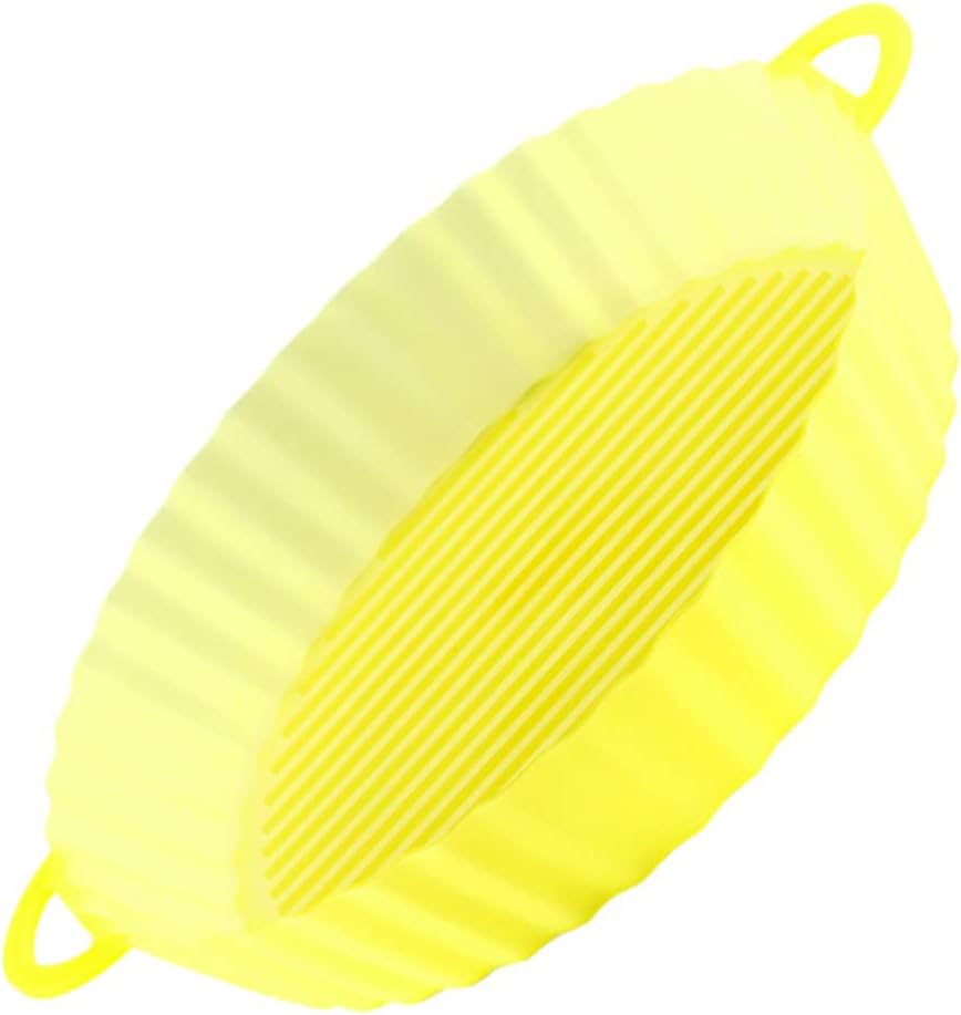 Happyyami Air Fryer Silicone Mat Reusable Non Stick Oven Liner for Fryers Transparent Easy to Clean Air Fryer Accessory for Baking Cooking Happyyami Air Fryer Silicone Mat Reusable Non Stick Oven Liner for Fryers Transparent Easy to Clean Air Fryer Accessory for Baking Cooking