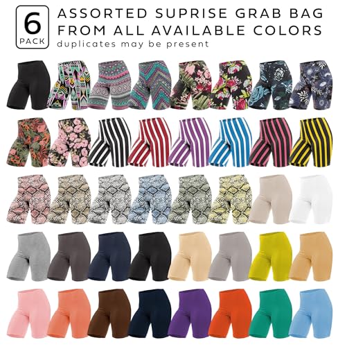 Image of Sexy Basics Womens Ultra Soft Yoga Bike Short | Stretch Boxer Briefs | Multi Packs