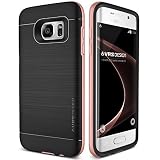 Galaxy S7 Edge Case, VRS Design [High Pro Shield][Rose Gold] - [Military Grade Protection][Slim Fit]