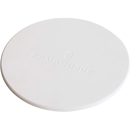 Kamado Joe 15-inch Ceramic Pizza Stone for Brick-Oven Style Pizza Compatible with Kamado Joe Classic Joe 18-inch Charcoal Grill and Smokers, Model KJ-PS23