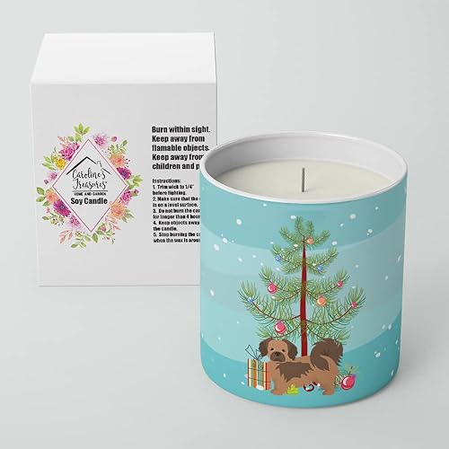 Miniatura 10 de Caroline's Treasures CK3484CDL Russkiy Toy o Russian Toy Terrier - Vela decorativa de soja de 10 onzas, vela de soja natural y aceite esencial,