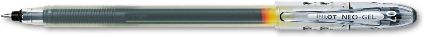 Neo-Gel Roller Ball Stick Gel Pen, Black Ink, Fine, Dozen (並行輸入品)