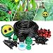 AGSIVO Drip Irrigation Kit Sprinklers System for Garden Included 25Meter Irrigation Tubing Hose Timer Drippers and Various Watering Drip Kits