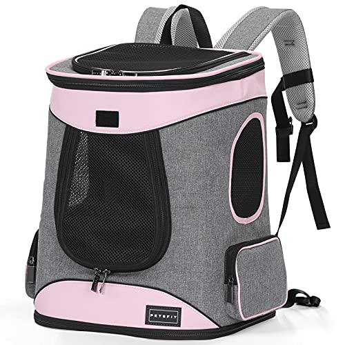 Haustier Rucksack Transport - Für Katzen & Kleine Hunde, Atmungsaktiv & Sicher In Größe S (28x18cm)