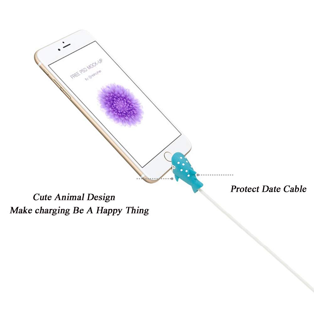 Amazon.co.jp: Kalolary かわいい動物ケーブルバイト、18パック