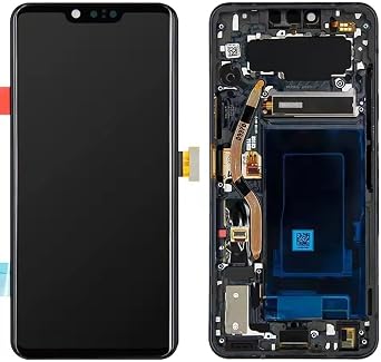 YOOOKOOO for LG G8 ThinQ LCD Display Touch Screen Digitizer Assembly Replacement Repair Parts Black with Frame
