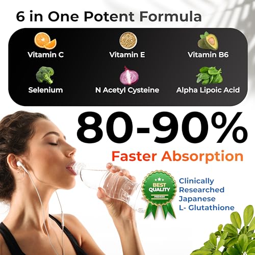 Health Veda Organics L-Glutathione 1000 mg, 60 Veg Capsules 60 Count - Image 4