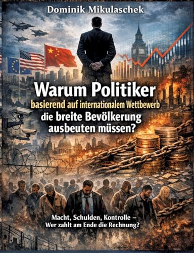 Warum Politiker basierend auf internationalem Wettbewerb die breite Bevölkerung ausbeuten müssen?: Macht, Schulden, Kontrolle - Wer zahlt am Ende die Rechnung?