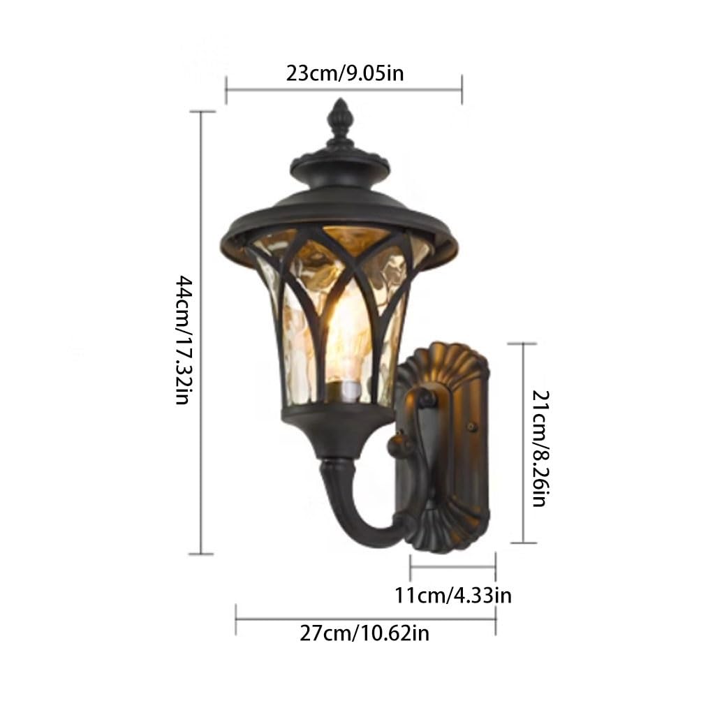 Retro Balkon Korytarz Korytarz Lampa Korytarz Dziedziniec do ściany Zewnętrzna Lampa Wisząca Oświetlenie Ścienne