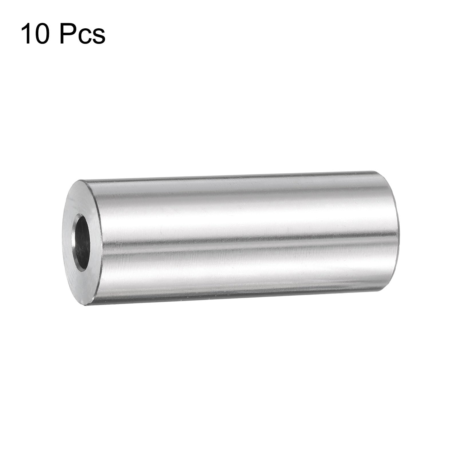 QUARKZMAN 10pcs Espaciador Inoxidable Acero 5/16" ID x 3/4" OD x 2" Longitud Casquillo de Tornillo Acabado Liso, Espaciador Metal Redondo para M8 Tornillos, Pernos y Varillas