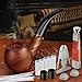 Scotte 3 in 1 Stainless Steel and Rosewood Tobacco/smoking Pipe Scraper Nozzle Cleaner Tamper Tool Set