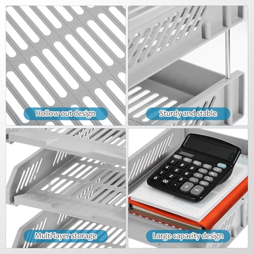 Plateau à documents ventilé et stable pour un rangement de bureau efficace - 3